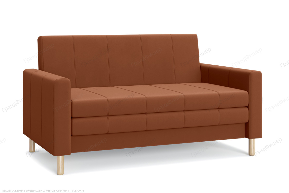 Прямой диван Смол (140 см) Velutto 60 Вид по диагонали