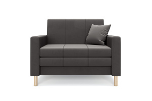 Прямой диван Смол (95 см) Velutto 19 (СКЛАД) Вид спереди