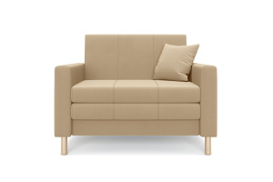 Прямой диван Смол (95 см) Velutto 02 (СКЛАД) Вид спереди