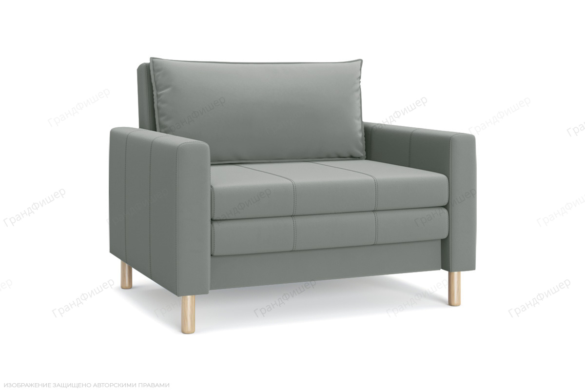 Прямой диван Смол (95 см) Velutto 52 (СКЛАД) Вид по диагонали