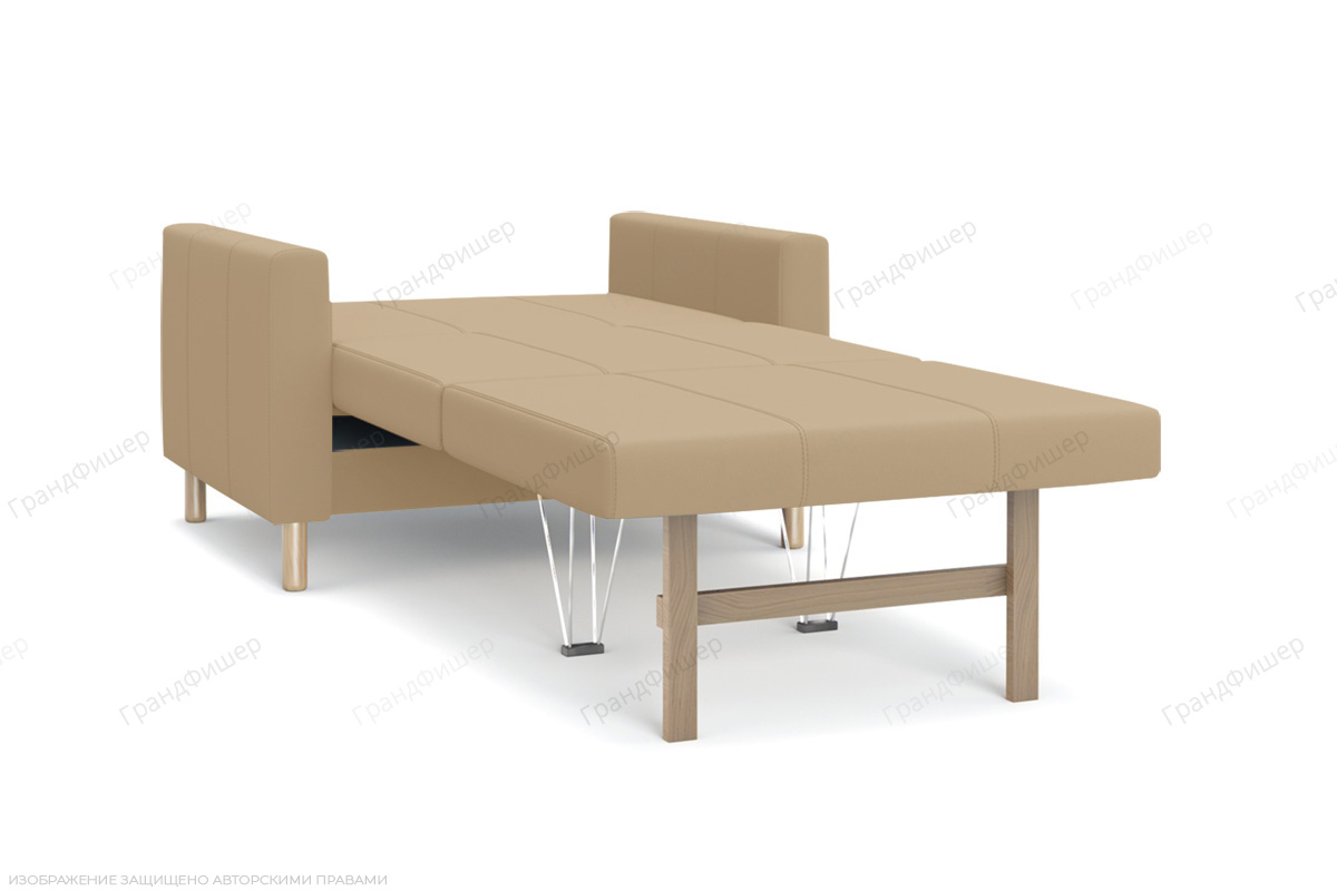 Прямой диван Смол (95 см) Velutto 02 (СКЛАД) Спальное место