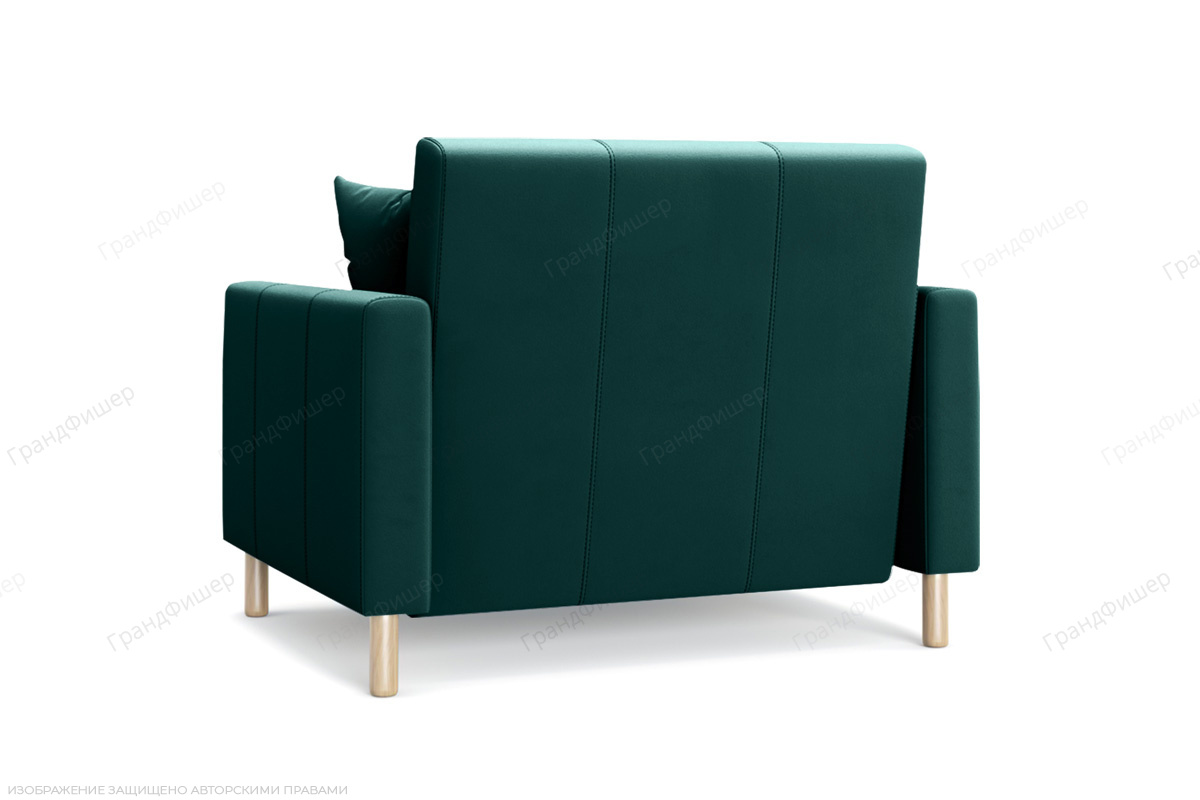 Прямой диван Смол (95 см) Velutto 20 (СКЛАД) Вид сзади