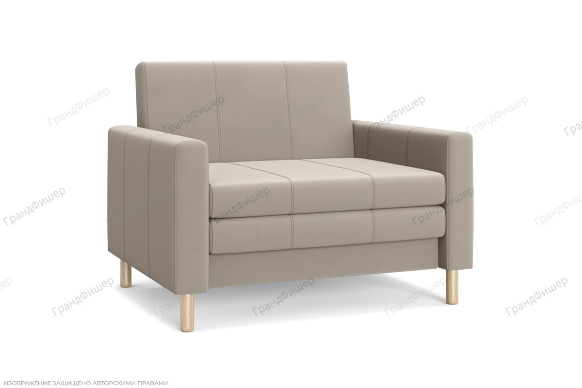 Прямой диван Смол (95 см) Velutto 16 (СКЛАД) Вид по диагонали