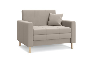 Прямой диван Смол (95 см) Velutto 16 (СКЛАД) Вид по диагонали