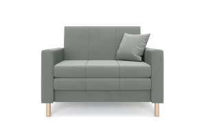 Прямой диван Смол (95 см) Velutto 52 (СКЛАД) Вид спереди