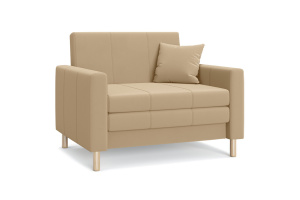 Прямой диван Смол (95 см) Velutto 02 (СКЛАД) Вид по диагонали