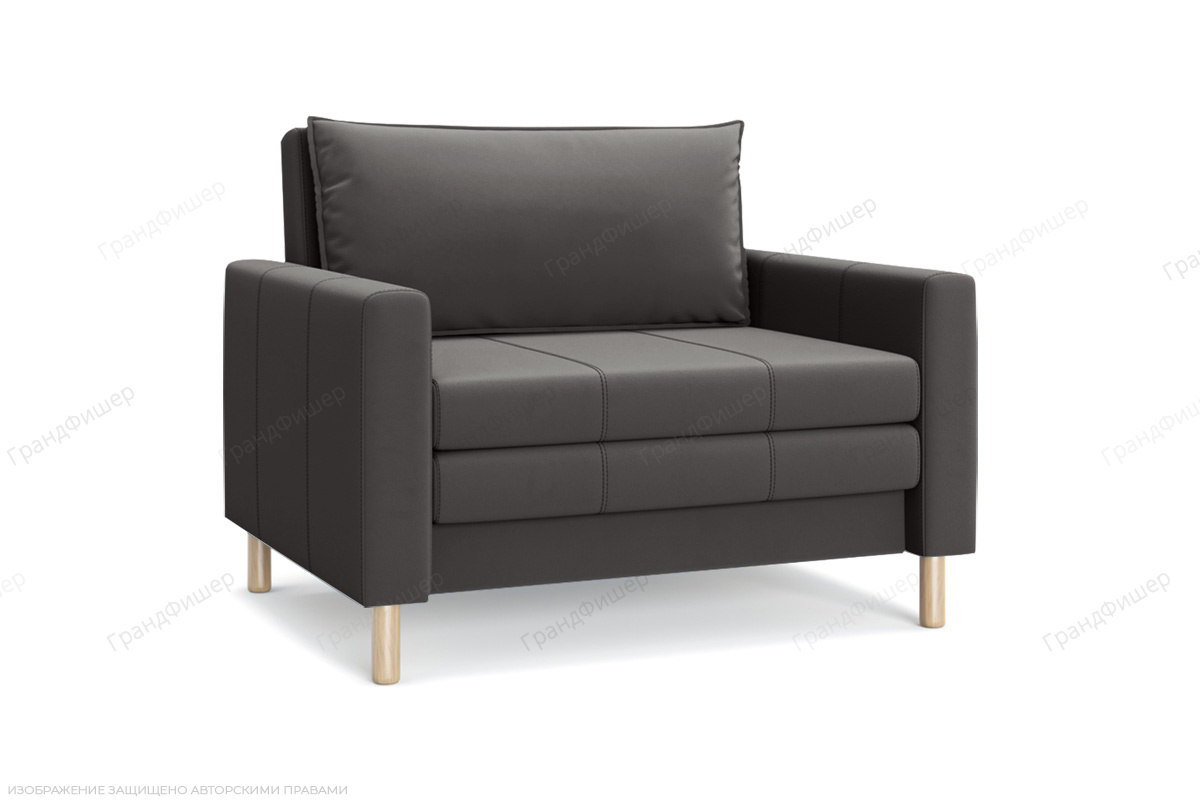 Прямой диван Смол (95 см) Velutto 19 (СКЛАД) Вид по диагонали