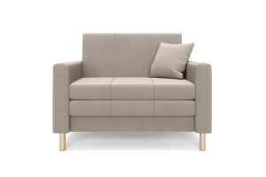 Прямой диван Смол (95 см) Velutto 16 (СКЛАД) Вид спереди