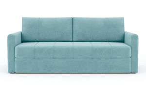 Голубой диван Филд Veluta Lux 47 Вид спереди