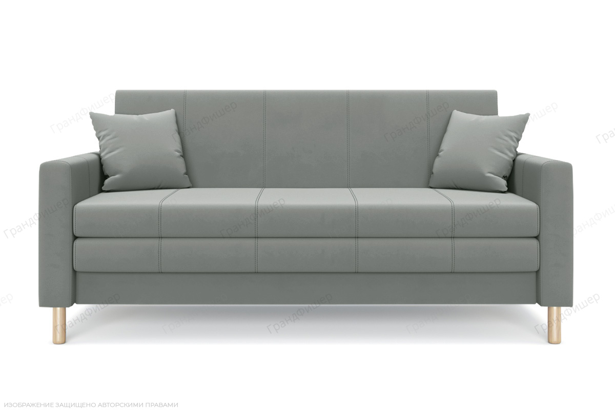 Прямой диван Смол (160 см) Velutto 52 Вид спереди