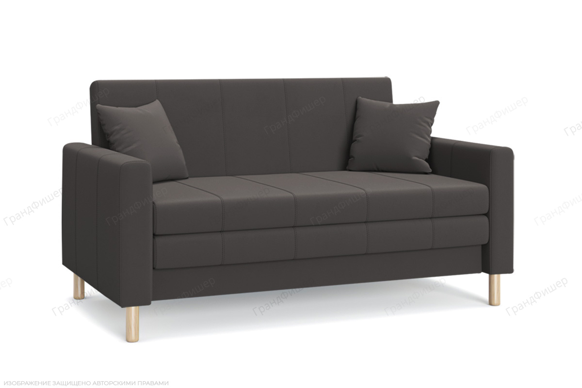 Прямой диван Смол (120 см) Velutto 19 (СКЛАД) Вид по диагонали