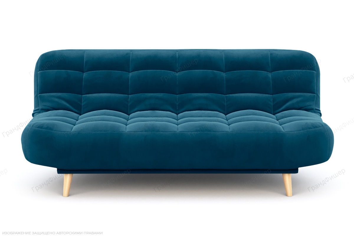 Синий диван Блум Vivaldi 13 Вид спереди