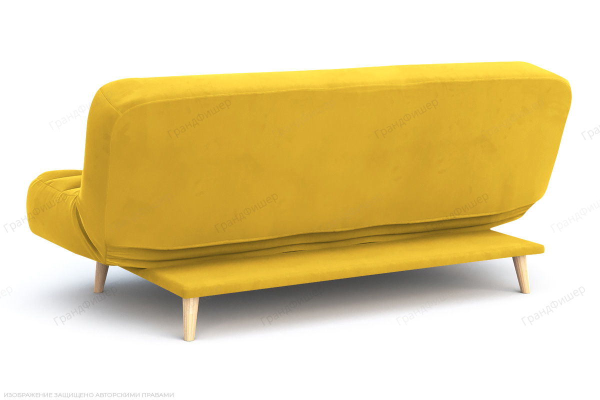 Жёлтый диван Блум Vivaldi 15 Вид сзади