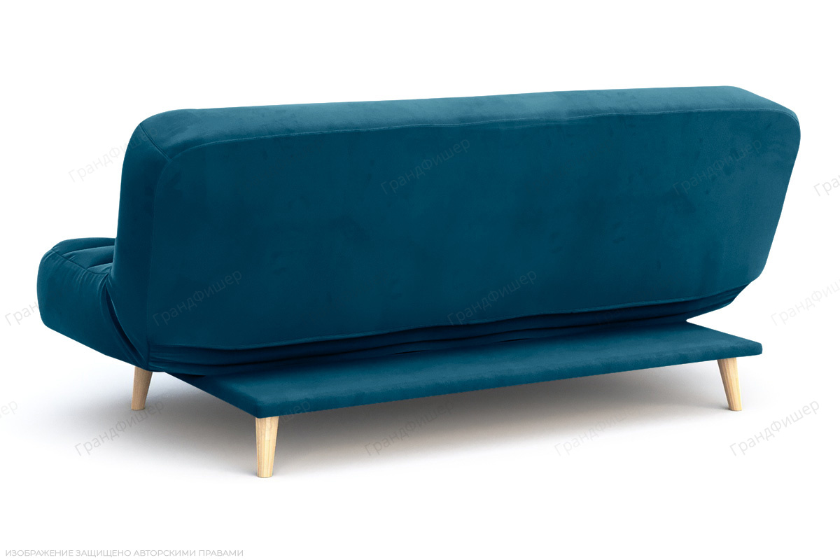 Синий диван Блум Vivaldi 13 Вид сзади