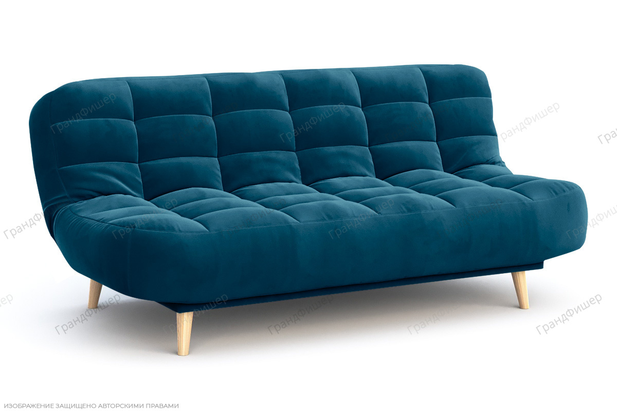 Синий диван Блум Vivaldi 13 Вид по диагонали