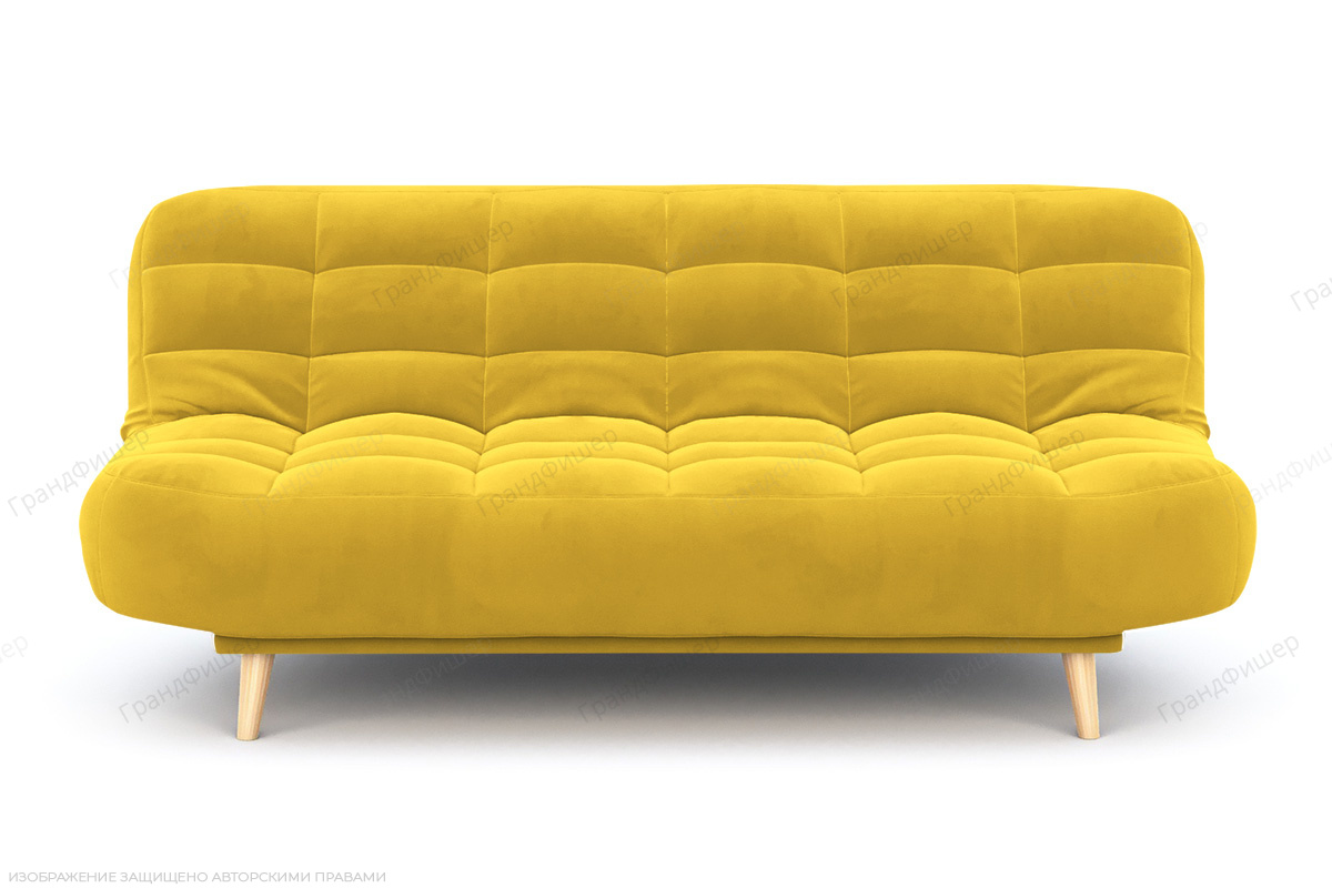 Жёлтый диван Блум Vivaldi 15 Вид спереди