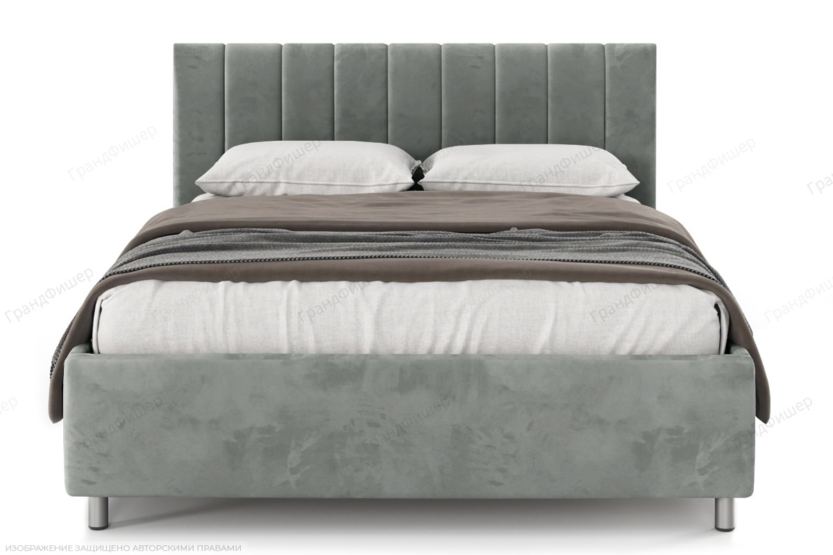 Серый диван Гранд Vivaldi 7 Вид спереди