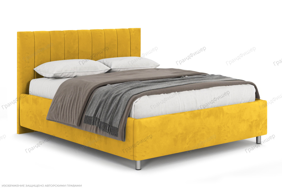 Жёлтый диван Гранд Vivaldi 15 Вид по диагонали