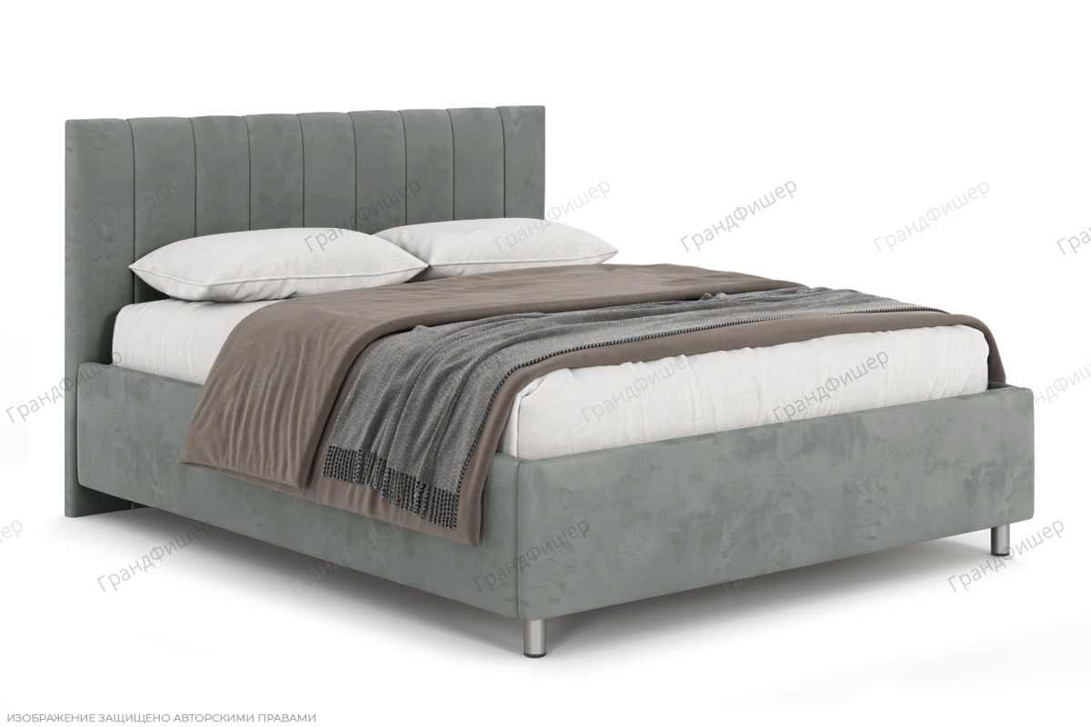 Серый диван Гранд Vivaldi 7 Вид по диагонали