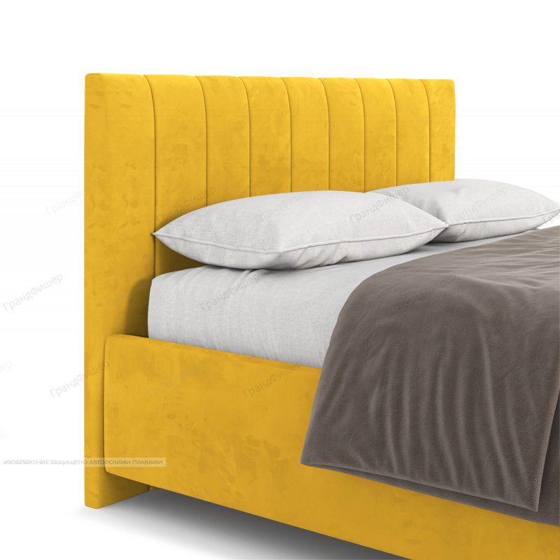 Жёлтый диван Гранд Vivaldi 15 Вид сбоку
