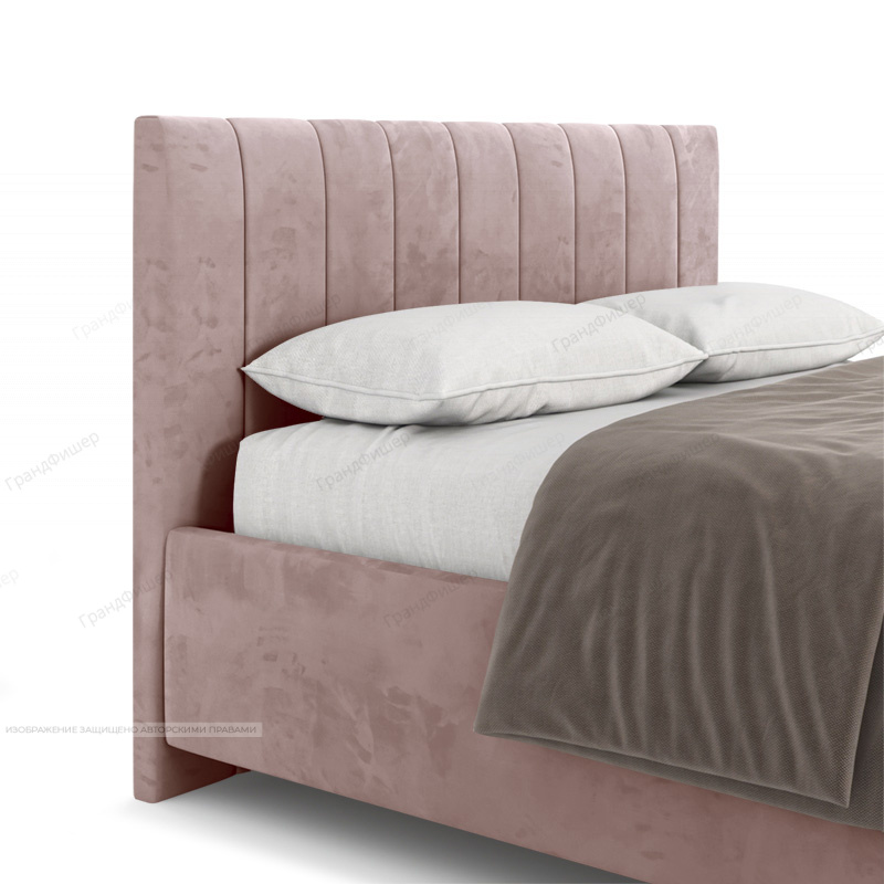 Розовый диван Гранд Vivaldi 28 Вид сбоку