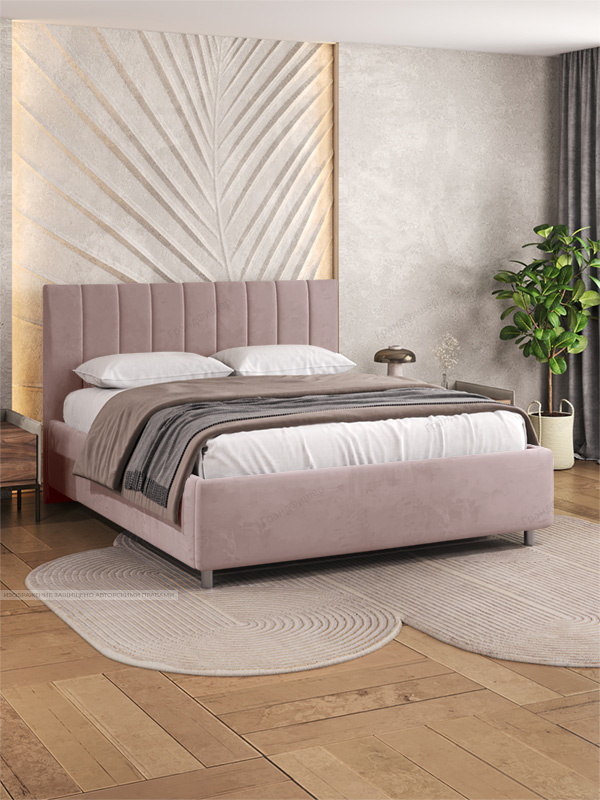 Розовый диван Гранд Vivaldi 28 Вид по диагонали