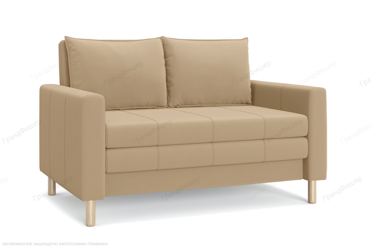 Прямой диван Смол (120 см) Velutto 02 (СКЛАД) Вид по диагонали