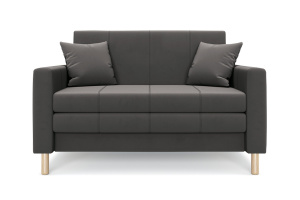 Прямой диван Смол (120 см) Velutto 19 (СКЛАД) Вид спереди