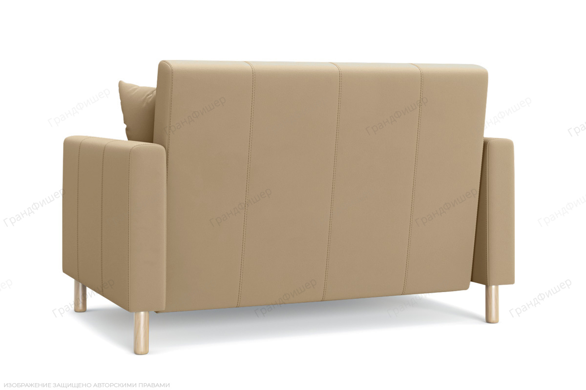 Прямой диван Смол (120 см) Velutto 02 (СКЛАД) Вид сзади