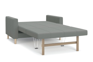 Прямой диван Смол (120 см) Velutto 52 (СКЛАД) Спальное место
