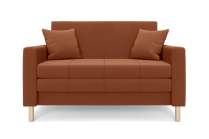 Прямой диван Смол (120 см) Velutto 60 Вид спереди