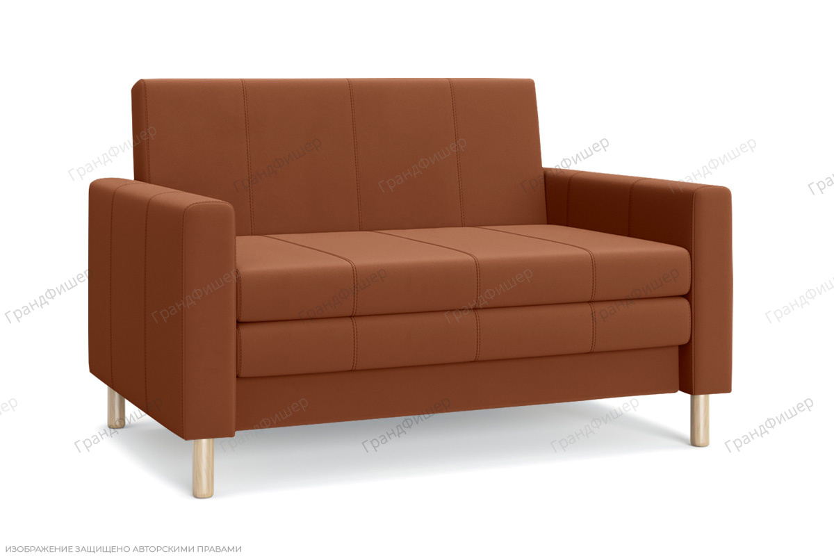 Прямой диван Смол (120 см) Velutto 60 Вид по диагонали