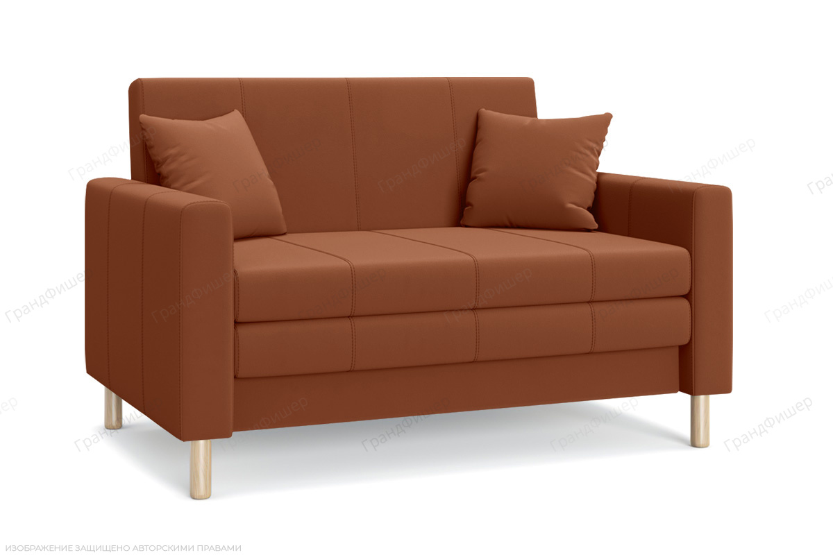 Прямой диван Смол (120 см) Velutto 60 Вид по диагонали