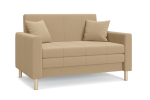 Прямой диван Смол (120 см) Velutto 02 (СКЛАД) Вид по диагонали