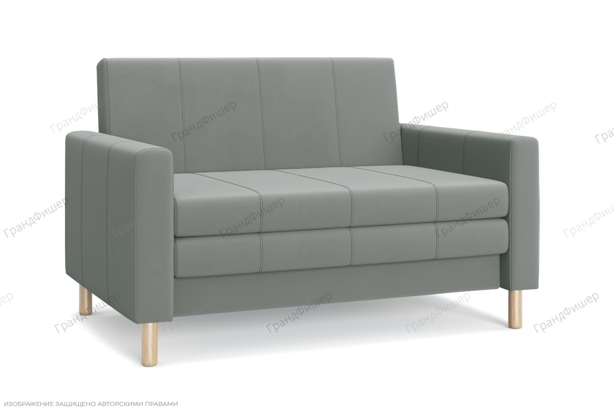 Прямой диван Смол (120 см) Velutto 52 (СКЛАД) Вид по диагонали