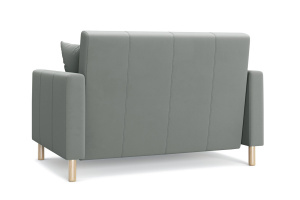 Прямой диван Смол (120 см) Velutto 52 (СКЛАД) Вид сзади