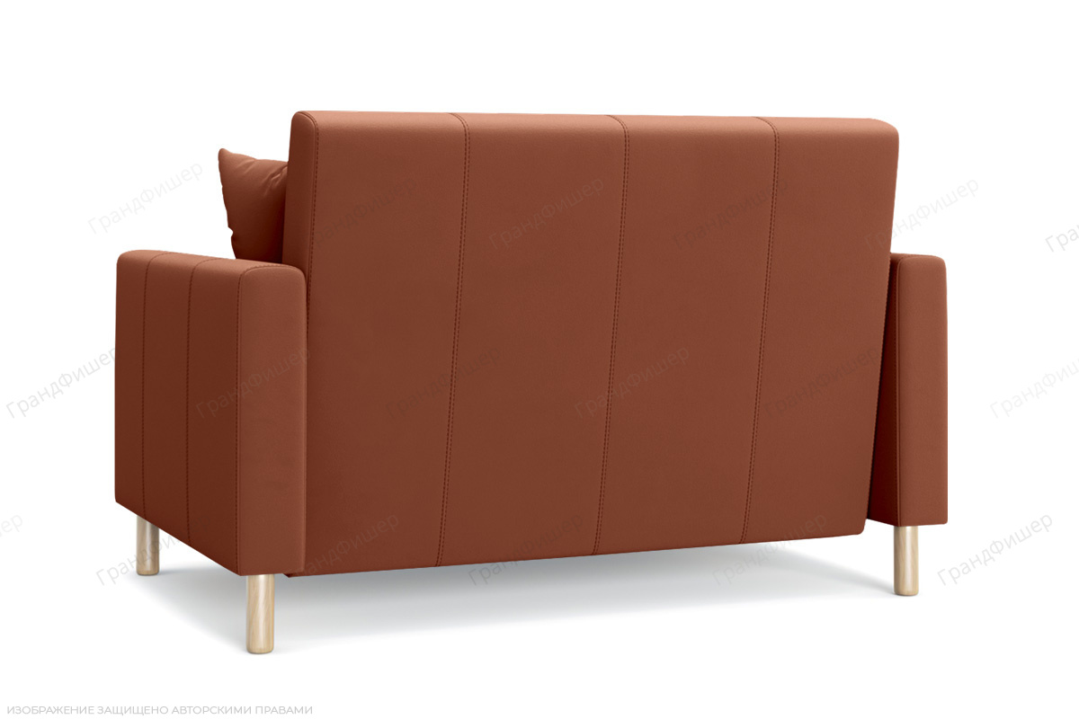 Прямой диван Смол (120 см) Velutto 60 Вид сзади