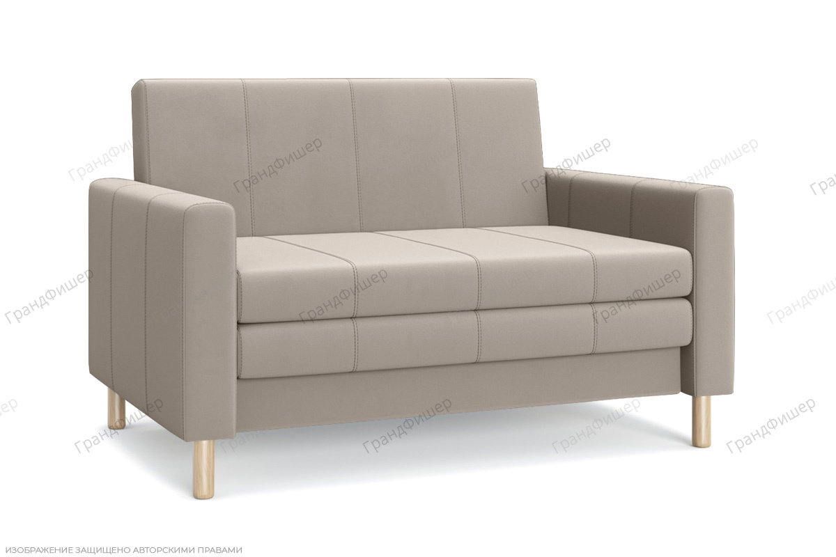 Прямой диван Смол (120 см) Velutto 16 (СКЛАД) Вид по диагонали