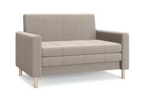 Прямой диван Смол (120 см) Velutto 16 (СКЛАД) Вид по диагонали