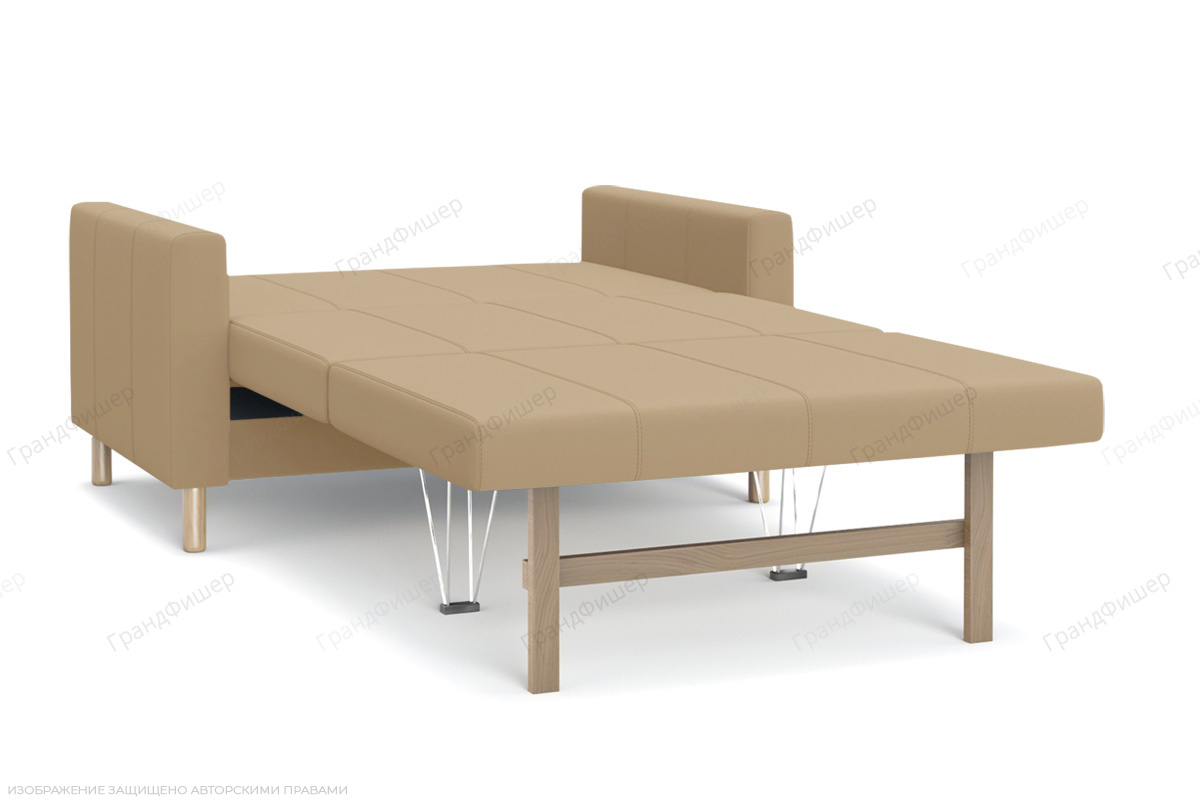 Прямой диван Смол (120 см) Velutto 02 (СКЛАД) Спальное место