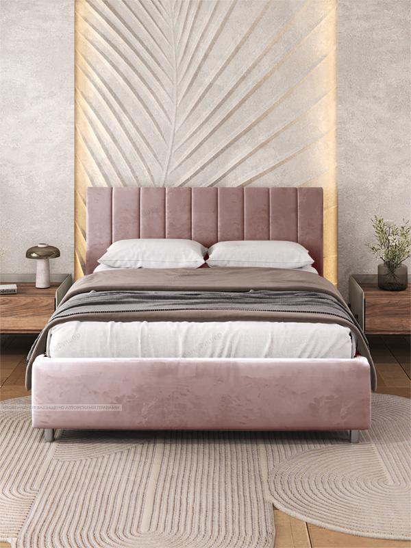 Розовый диван Гранд Vivaldi 28 Вид спереди