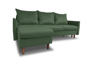 Угловой диван Порту-4 Amigo Green Вид по диагонали