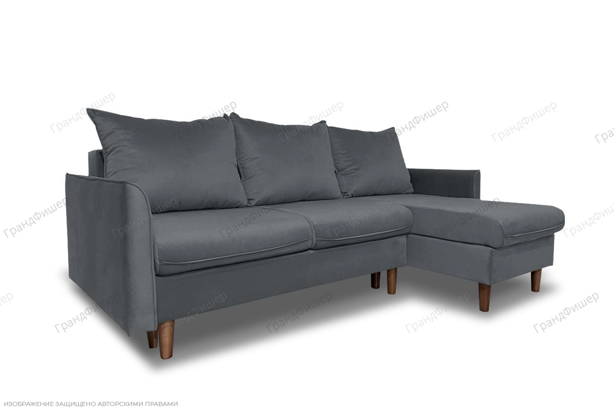 Угловой диван Порту-4 Энерджи Лайт 810/19 Вид по диагонали