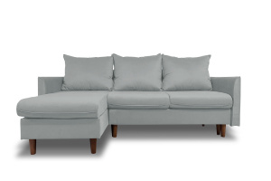 Угловой диван Порту-4 Zara Steel 52 Вид спереди