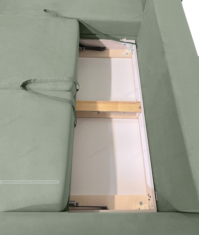 Угловой диван Порту-4 Zara Olivo 30 Ящик для белья