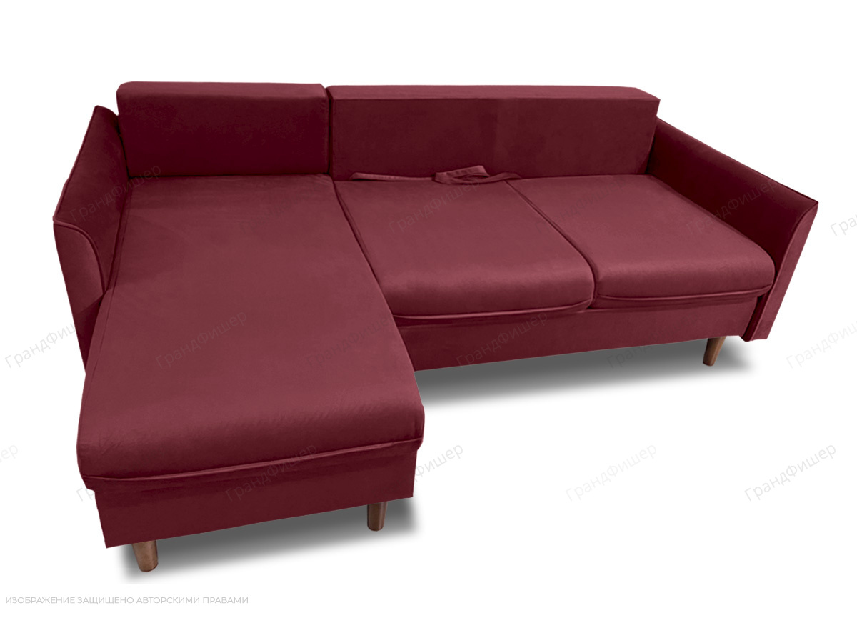 Угловой диван Порту-4 Энерджи Лайт 810/17 Вид по диагонали