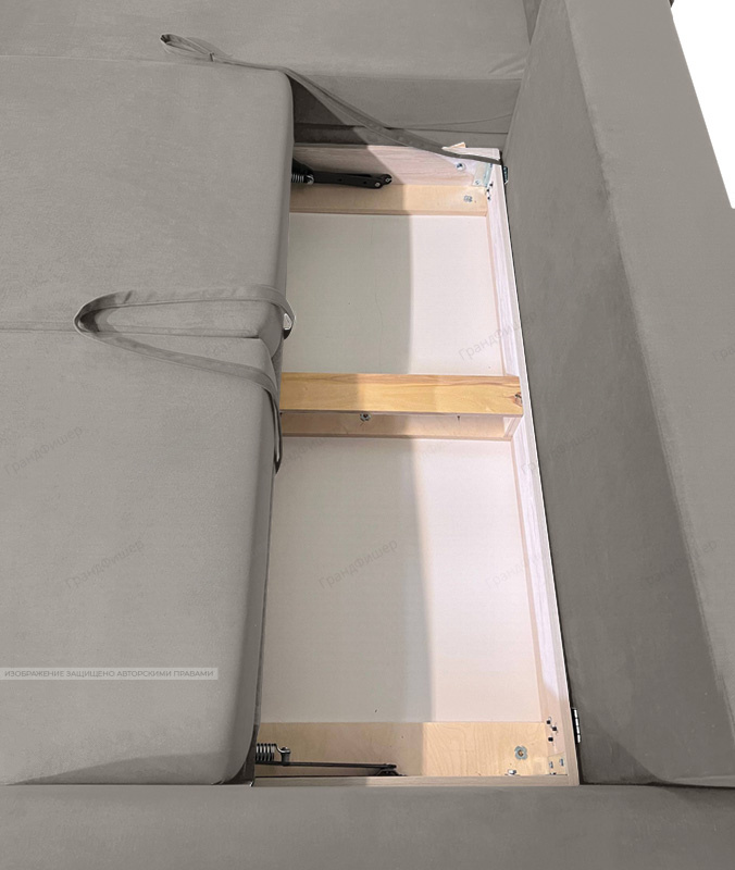 Угловой диван Порту-4 Энерджи Лайт 810/16 Ящик для белья