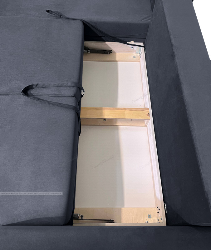 Угловой диван Порту-4 Amigo Navy Ящик для белья