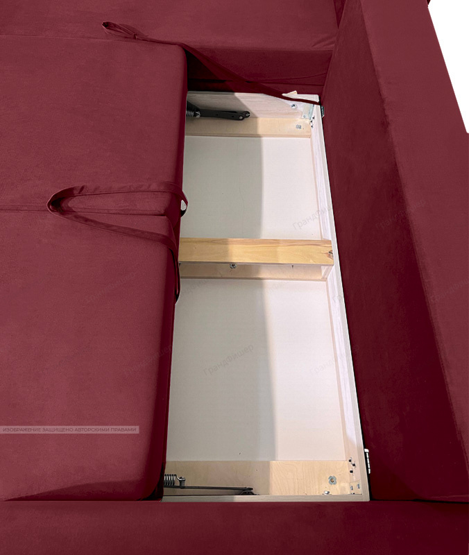 Угловой диван Порту-4 Энерджи Лайт 810/17 Ящик для белья