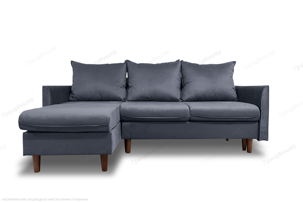 Угловой диван Порту-4 Amigo Navy Вид спереди